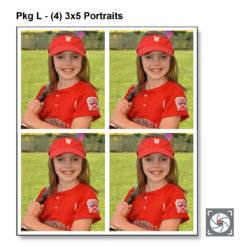 Pkg L - (4) 3x5 portraits